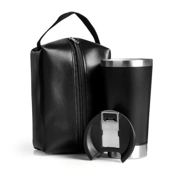 Kit Necessaire e Copo Térmico - 2 personalizada com logo - imagem 3