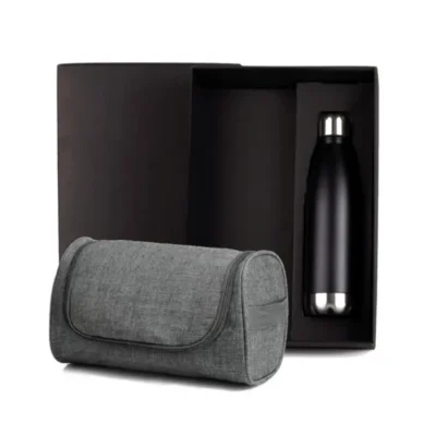 Kit Necessaire e Garrafa - 2 personalizada com logo