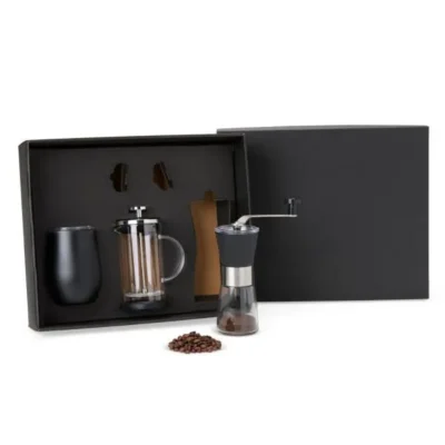 Kit para Café com Copo Térmico - 3 pçs personalizado com logo