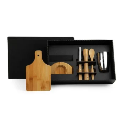 Kit para Caipirinha em Bambu e Madeira
