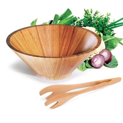Kit para Salada em Bambu Pequim - 3L - 2 pçs