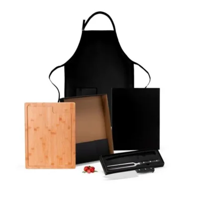 Kit Premium para Churrasco - 4 por tábua em Bambu