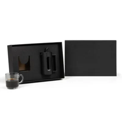 Kit Prensa Francesa e Caneca - 2 pçs personalizada com logo