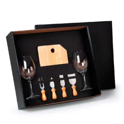 Kit Queijo e Vinho - 7 pçs