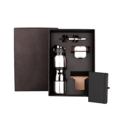 Kit Squeeze e Acessórios com em aço inox personalizado com logo