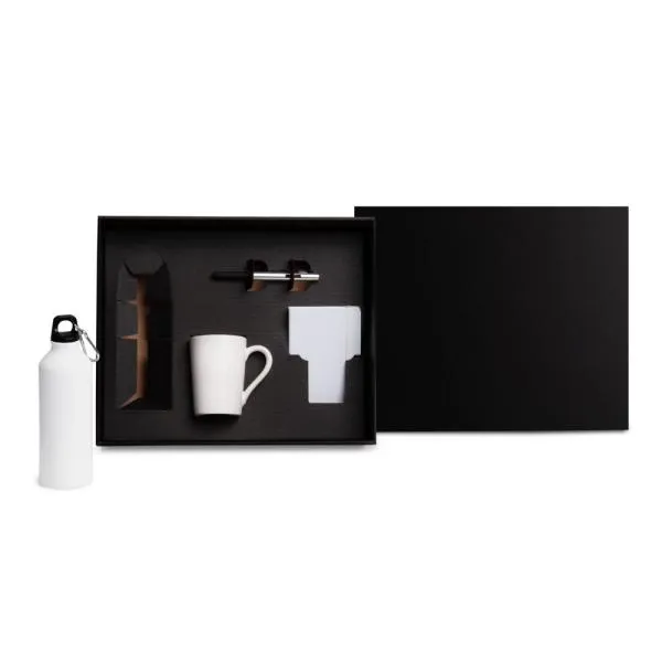 Kit Squeeze e Acessórios - Branco - 4 pçs personalizado com logo