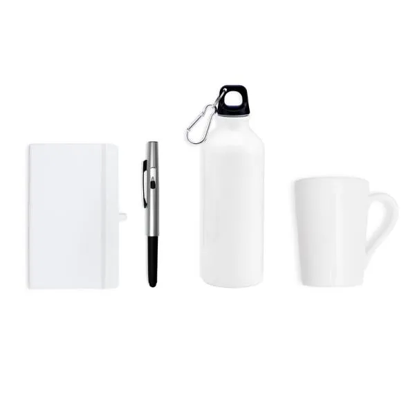 Kit Squeeze e Acessórios - Branco - 4 pçs personalizado com logo - imagem 2