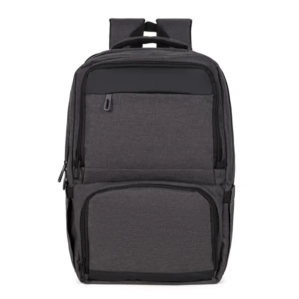 Mochila com Bolso Térmico em RPET - Cinza Escuro - 24 L personalizada com logo - imagem 3
