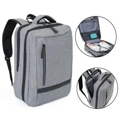 Mochila em Poliéster 300d - Melange Cinza - 18 L personalizada com logo