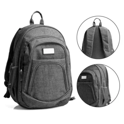 Mochila em Poliéster 300d - Melange Cinza 18 L personalizada com logo