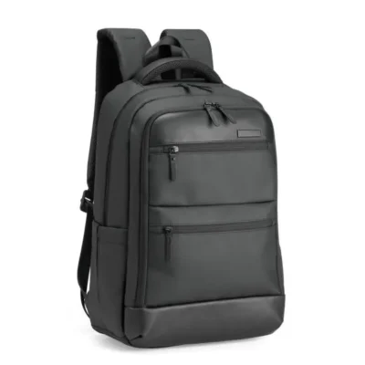 Mochila em PU e Polyester - Premium - 24 L - Preta personalizada com logo