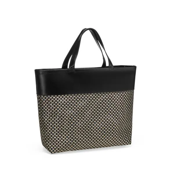 Sacola em PVC e Material Sintético confeccionada em tiras personalizada com logo - imagem 2