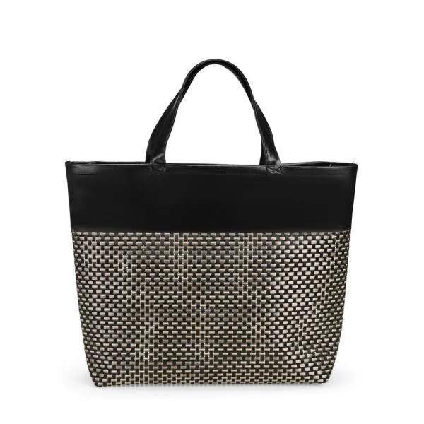 Sacola em PVC e Material Sintético confeccionada em tiras personalizada com logo - imagem 3