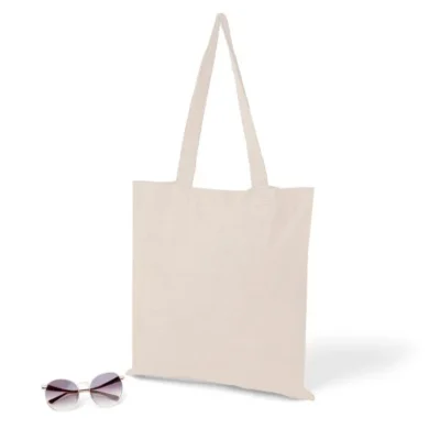 Sacola e Ecobag em Algodão Reciclado - Natural - 38x42cm personalizada com logo