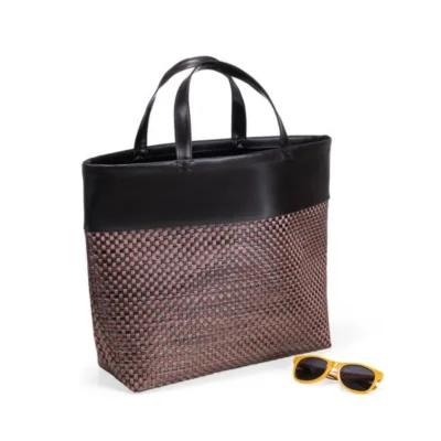 Sacola em PVC e Material Sintético personalizada com logo