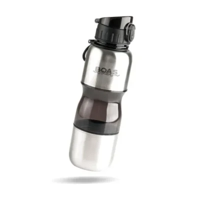 Squeeze Fumê Revestido em Aço Inox - 750ml personalizado com logo