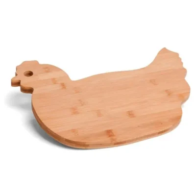 Tábua em Bambu com Formato de Galinha