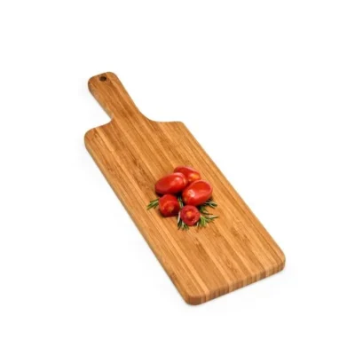 Tabua em Bambu com Pegador - 39x12x1,5cm