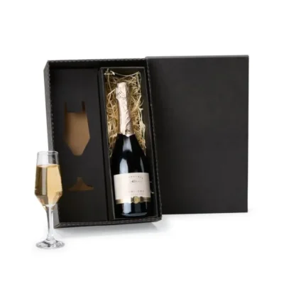 Taça de Vidro para Champagne 190ml - Não Acompanha Garrafa personalizada com logo