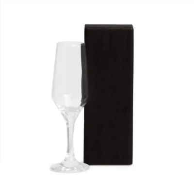 Taça de Vidro para Champagne com Caixa - 186ml